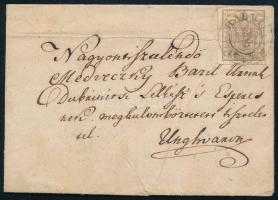 1850 6kr levélen "HALMI" - Ungvár (Kárpátalja)