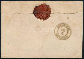 1850 6kr levélen "HALMI" - Ungvár (Kárpátalja)