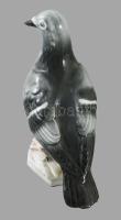 Régi német galamb porcelán figura, m: 17 cm