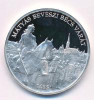 Fritz Mihály (1947- ) DN "Mátyás beveszi Bécs várát / Magyarország Történelme" Ag emlékére...