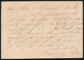 1873 Levelezőlap "MUNKÁCS" - "PEST"
