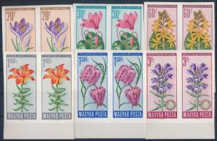 1968 Természetvédelem (I.) - Virág (VII.) vágott sor ívszéli párokban (10.000)