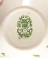 Zsolnay pillangó mintás váza, jelzett, hibátlan, m: 13 cm