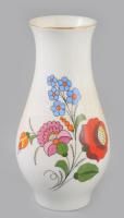 Kalocsai Porcelán váza, jelzett, hibátlan, m: 19 cm