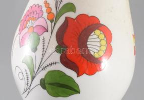 Kalocsai Porcelán váza, jelzett, hibátlan, m: 19 cm