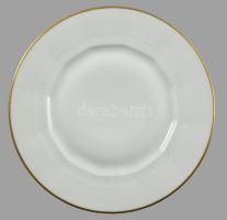 1922-1930 Königszelt Silesia 6 személyes vékonyporcelán nagytányér garnitúra, jelzett, hibátlan, d: ...