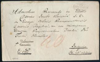 ~1818-46 Hivatalos 4 latos levél "ibi, ubi, citissime" jelzéssel, "GR:WARDEIN" -...