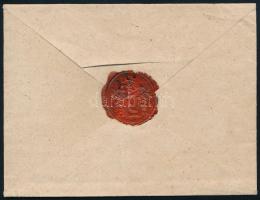 1825 Portós levél 8kr viteldíjjal, ovális "PEST" bélyegzéssel Jászóra (Rompes 30 p)