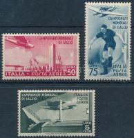 Olaszország 1934 Labdarúgó VB 3 érték Mi 484-486 (** Mi EUR 170.-)