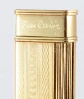 Pierre Cardin aranyozott öngyújtó, h: 7 cm