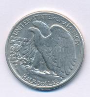 Amerikai Egyesült Államok 1944. 1/2$ Ag "Walking Liberty" T:VF
USA 1944. 1/2 Dollar Ag &q...