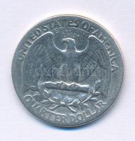 Amerikai Egyesült Államok 1942. 1/4$ (25c) Ag "Washington" T:VF,F
USA 1942. 1/4 Dollar (2...