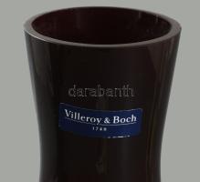 Villeroy &amp; Boch Paloma Picasso rubinüveg váza, jelzett, hibátlan, m: 28 cm