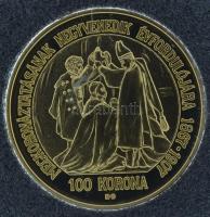 DN 100K "Magyar aranypénzek utánveretben - Ferenc József Megkoronázásának Negyvenedik Évforduló...
