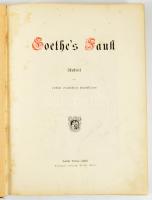 Goethe's Faust - illustrirt von ersten deutschen Künstler. Stuttgart, Deutsche Verlags- Anstalt...
