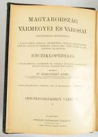Pest-Pilis-Solt-Kiskun vármegye I. kötet. Szerk.: Dr. Borovszky Samu. Magyarország vármegyéi és váro...