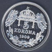DN "Királyi koronák/1909 5K - III.István" Ag emlékérem 20g T:PP Csak 2000db!
