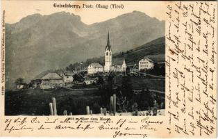 Geiselsberg, Post Olang (Tirol), Verlag Georg Brunner's Gasthaus / view (fl)