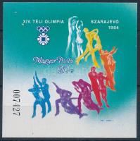 1983 Téli Olimpia (VII.) - Szarajevó vágott blokk (4.000)