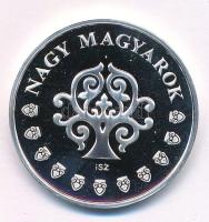 ifj. Szlávics László (1959-) 2011 k. "Nagy Magyarok / Szent-Györgyi Albert" jelzett Ag eml...