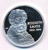 ifj. Szlávics László (1959-) 2011 k. "Nagy Magyarok / Kossuth Lajos" jelzett Ag emlékérem ...