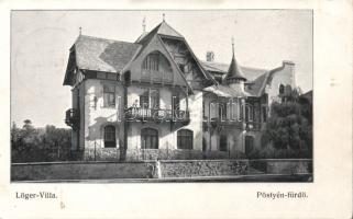 Pöstyénfürdő Villa Löger