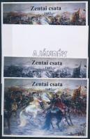 2022/12 Zentai csata 4 db-os emlékív garnitúra (30.000)