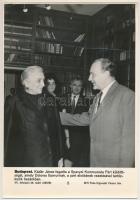 cca 1960 Kádár János fogadja a Spanyol Kommunista Párt küldöttségét (Dolores Ibárruri vezetésével) B...