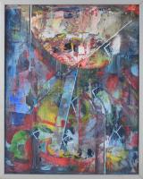 Koppány Attila (1947-): Jelenség, 2026. Akril, vászon. Jelzett a hátoldalán. Fakeretben. 50x40 cm