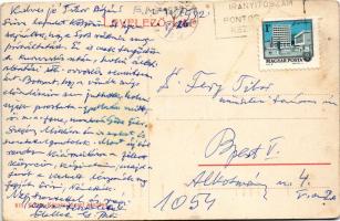 1982 Balatonfüred, báró Splényi Ödönné villája. Koller Károly József kiadása (W.L.?) 855. (fa)