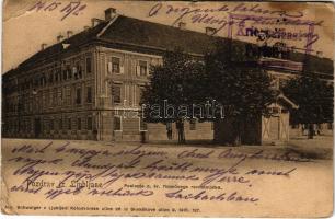 1915 Ljubljana, Laibach; Poslopje c. kr. financnega ravnateljstva. Jos. Schwaiger / financial palace...