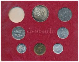 Vatikán 1971. 1L-500L (7xklf) "FAO" hiányos forgalmi sor eredeti tokban, benne 500L Ag T:U...