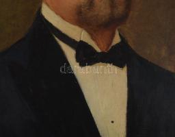 Jelzés nélkül, magyar festő, XX. sz. eleje: Nagysolymosi Koncz Frigyes tábornok portréja civilben. O...