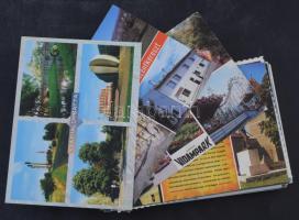 65 db MODERN megíratlan magyar város képeslap / 65 modern unused Hungarian town postcards