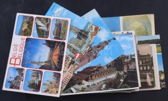 100 db MODERN megíratlan külföldi város képeslap / 100 modern unused foreign town postcards