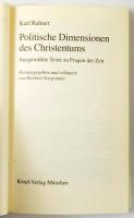 Karl Rahner: Politische Dimensionen des Christentums. [A kereszténység politikai dimenziói.] Ausgewä...