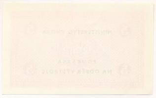 Csehszlovákia DN 5K (felszerelésgyűjtési utalvány) T:UNC
Czechslovakia ND 5 Koruna (voucher for equ...