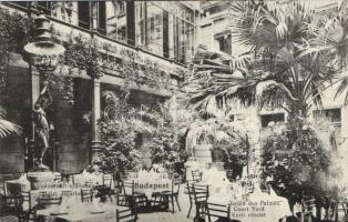 Budapest V. Vadászkürt Szálloda kertje