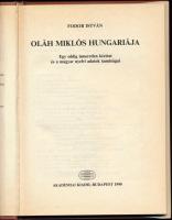 Fodor István: Oláh Miklós Hungáriája. Egy eddig ismeretlen kézirat és a magyar nyelvi adatok tanulsá...