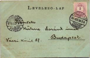 1897 Pozsony, Pressburg, Bratislava; látkép este holdfényben, vár, rakpart, gőzhajó. Römmler &am...