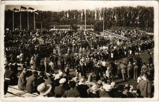 Trencsén, Trencín; stadion lelátója, sport. Foto Tatra / stadium, sports event. photo (fl)
