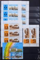 1973-1983 Több példányos bélyegzett rendező postatiszta blokkokkal 30 lapos jó állapotú A/4 berakóba...