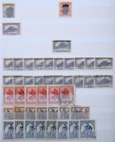 1919-1932 Magyar rendező, szép állapotú 30 lapos A/4 Leuchtturm berakóban kék borítóval