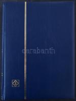 1919-1932 Magyar rendező, szép állapotú 30 lapos A/4 Leuchtturm berakóban kék borítóval