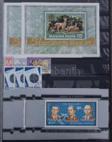 1963-1972 Főleg bélyegzett több példányos rendező teljes sorokkal és postatiszta blokkokkal 30 lapos...