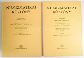 2 db Numizmatikai közlöny.1971-72.évf.; 1977-78. évf. szerk. Huszár Lajos. Bp., MTA