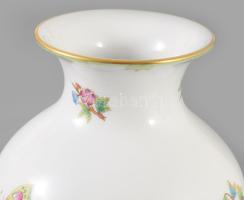 Herendi Viktória mintás váza. Jelzett, hibátlan, m: 23 cm