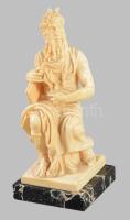 Michelangelo Mózes szobrának rezin másolata, m: 15 cm