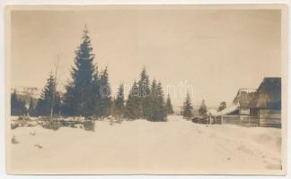 1917 Csíkszereda, Miercurea Ciuc; Passhöhe auf dem Wege Miklós-Csíkszereda / első világháború, út té...