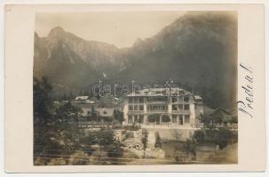 Predeál, Predeal; első világháború, romos épületek / WWI K.u.k. military, ruined buildings. photo (v...
